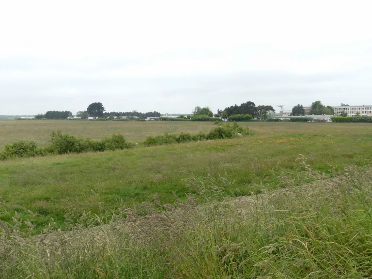 Piste et aérogare de l'Aéroport Lannion - Côte de Granit Rose